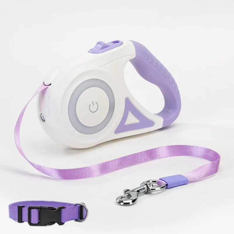 Dog Leash Retractable Leash And Dog Collar Spotlight Automat