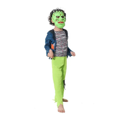 Boy Cartoon Frankenstein Cosplay Costume Boys Girls Horror Halloween Destroyer Outfits Carnival Easter Purim Fancy Dress Novara Shop