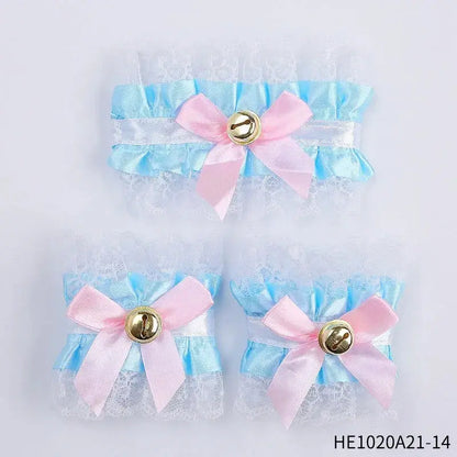 Womens Halloween Maid Lace Cat Ear Headband Hair Accessories Cat Ear Headband Long Tassel Japanese Animation Cosplay Accessories Novara Shop