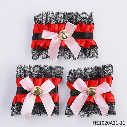 Womens Halloween Maid Lace Cat Ear Headband Hair Accessories Cat Ear Headband Long Tassel Japanese Animation Cosplay Accessories Novara Shop