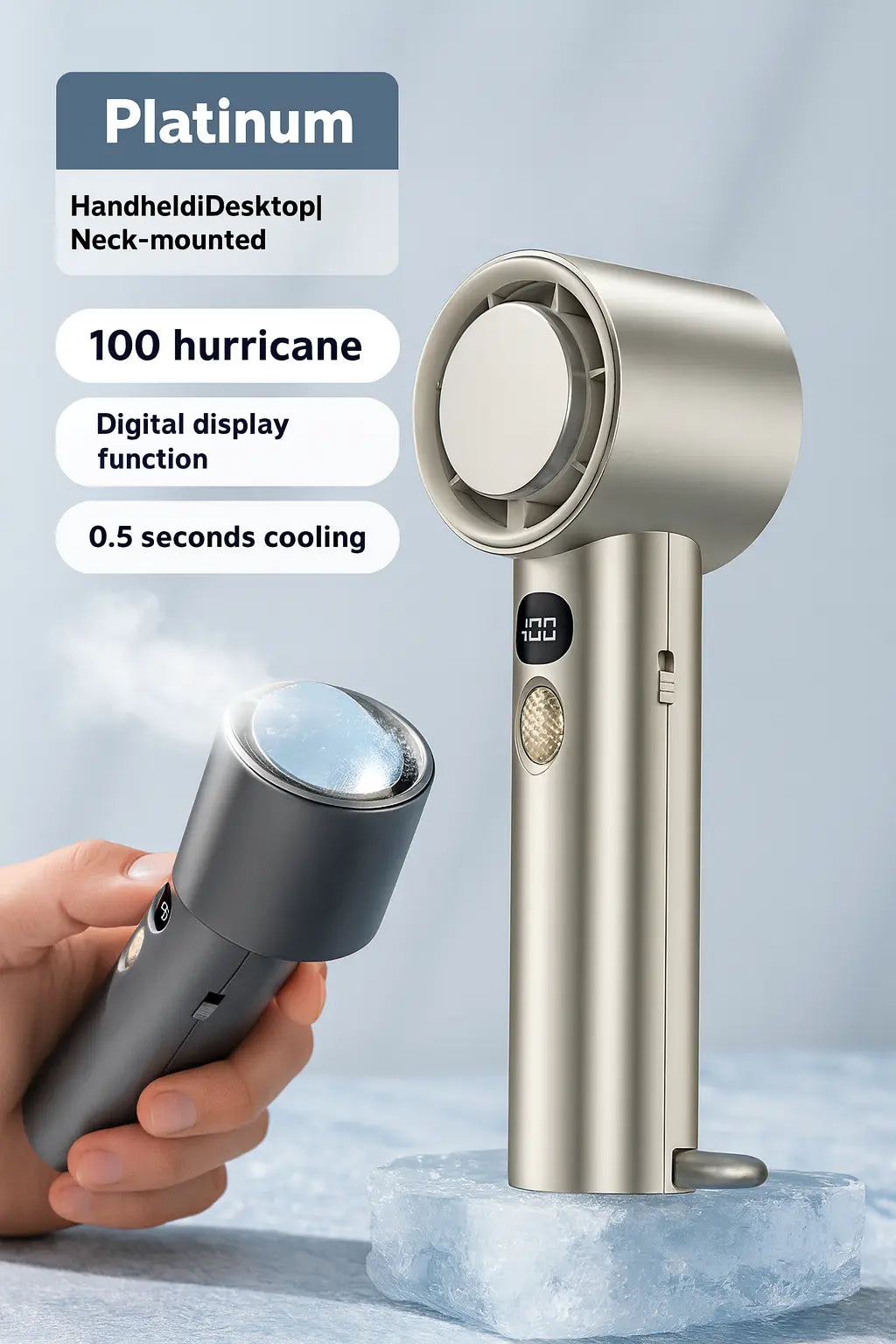 Mini Rechargeable Fan | Handheld Cooling Fan | Novara Shop