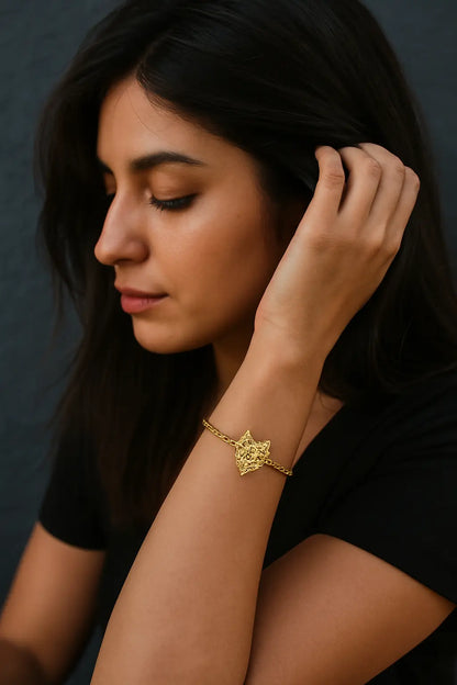 Figaro Chain Bracelet | Wolf Head Bracelet | Novara Shop
