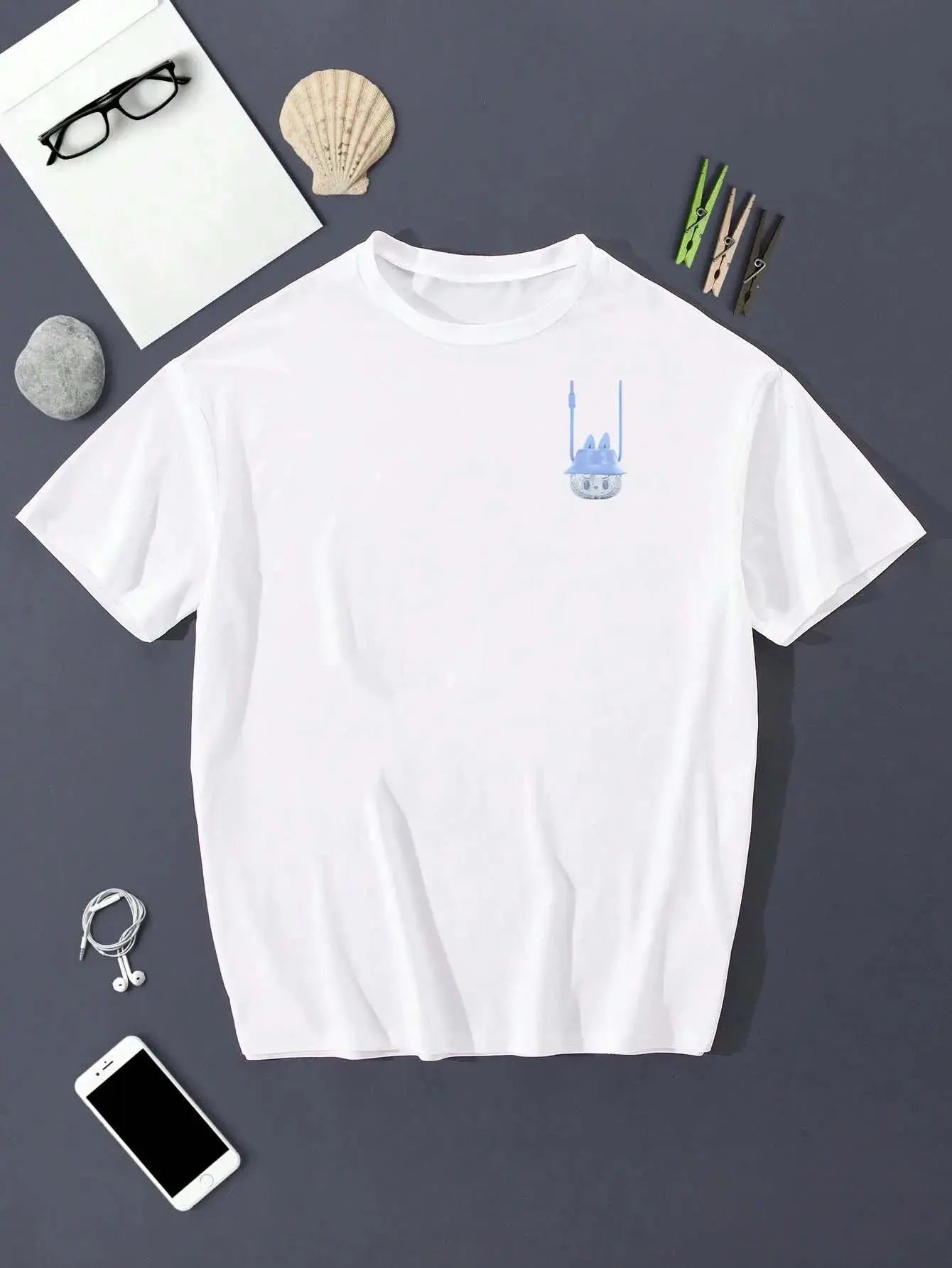 Bulala Bunny Cup: Blue - hat, clear - faced, cute portable design—fun style for Bulala T - shirts. Novara Shop