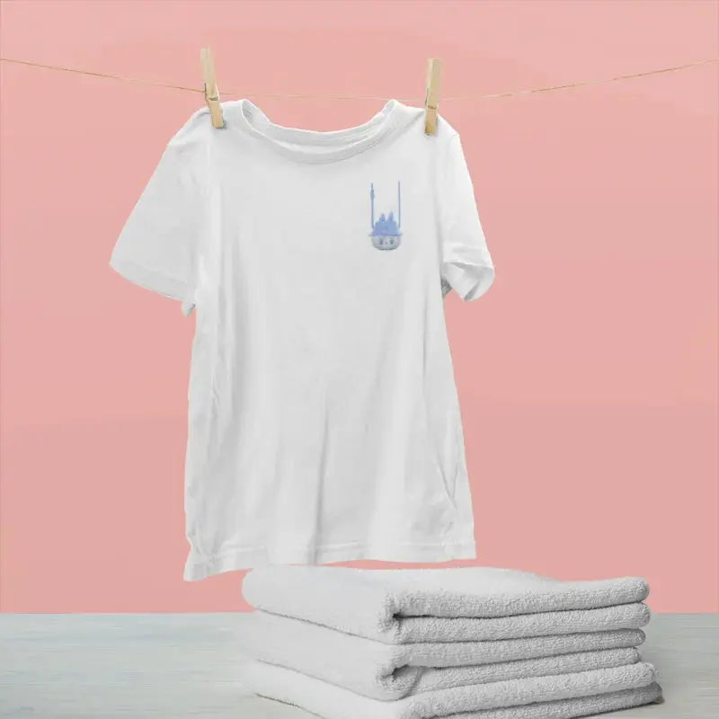 Bulala Bunny Cup: Blue - hat, clear - faced, cute portable design—fun style for Bulala T - shirts. Novara Shop