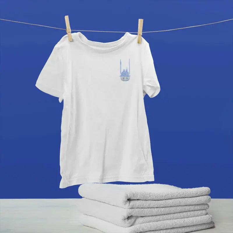 Bulala Bunny Cup: Blue - hat, clear - faced, cute portable design—fun style for Bulala T - shirts. Novara Shop