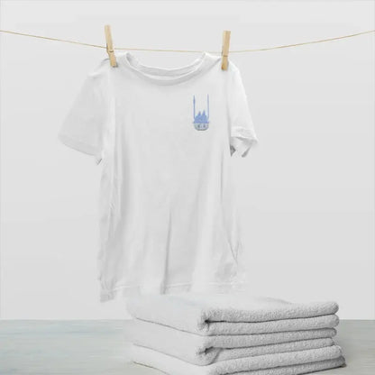 Bulala Bunny Cup: Blue - hat, clear - faced, cute portable design—fun style for Bulala T - shirts. Novara Shop