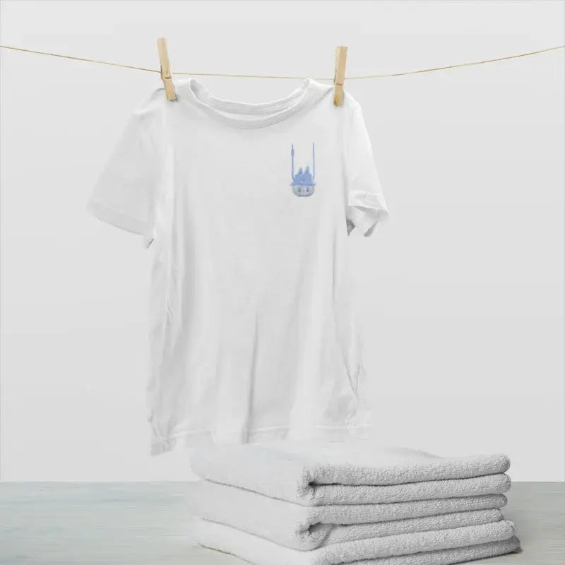 Bulala Bunny Cup: Blue - hat, clear - faced, cute portable design—fun style for Bulala T - shirts. Novara Shop