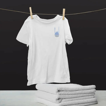 Bulala Bunny Cup: Blue - hat, clear - faced, cute portable design—fun style for Bulala T - shirts. Novara Shop