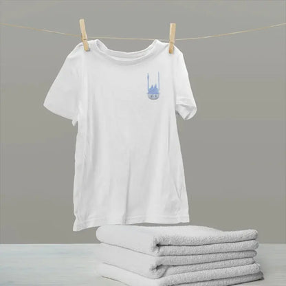 Bulala Bunny Cup: Blue - hat, clear - faced, cute portable design—fun style for Bulala T - shirts. Novara Shop