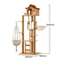 Large Cat Tower Pet Lair Solid Wood Sisal High Climbing Scratchers Spacecraft Cat Training Supplies Accessories Cats&