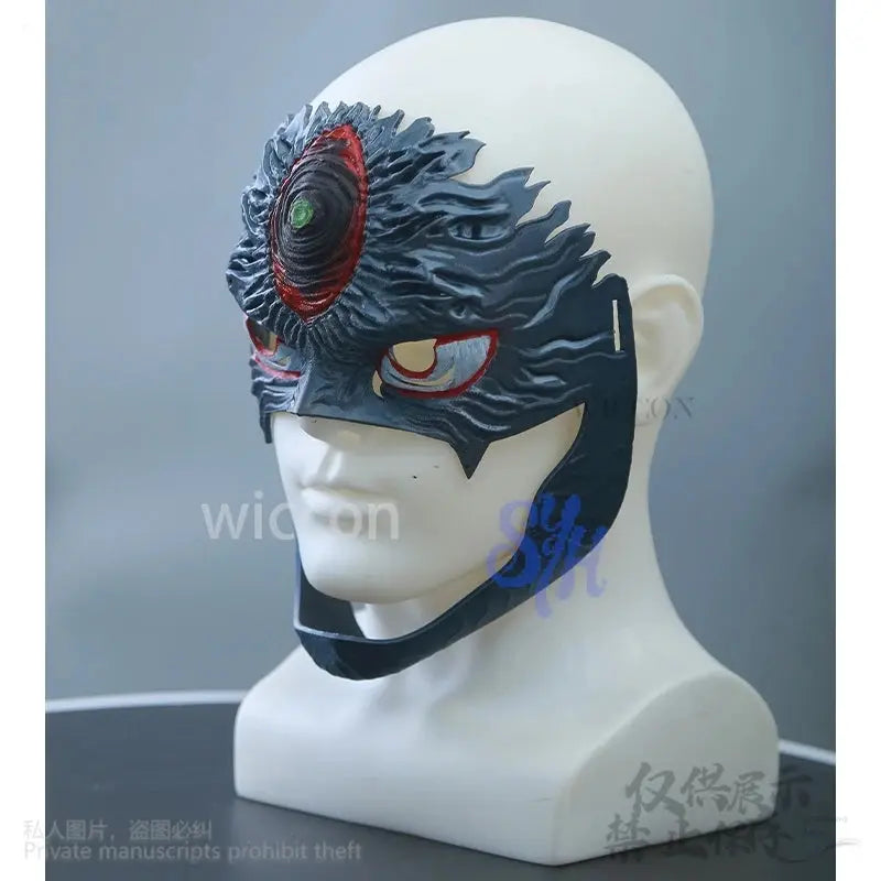 JJ Enjōji Jin Cosplay Dandadan SE2 Anime Costume Evil Eye 3D Polylactic Acid Base Mask Horror Halloween Christmas Party Gifts Novara Shop
