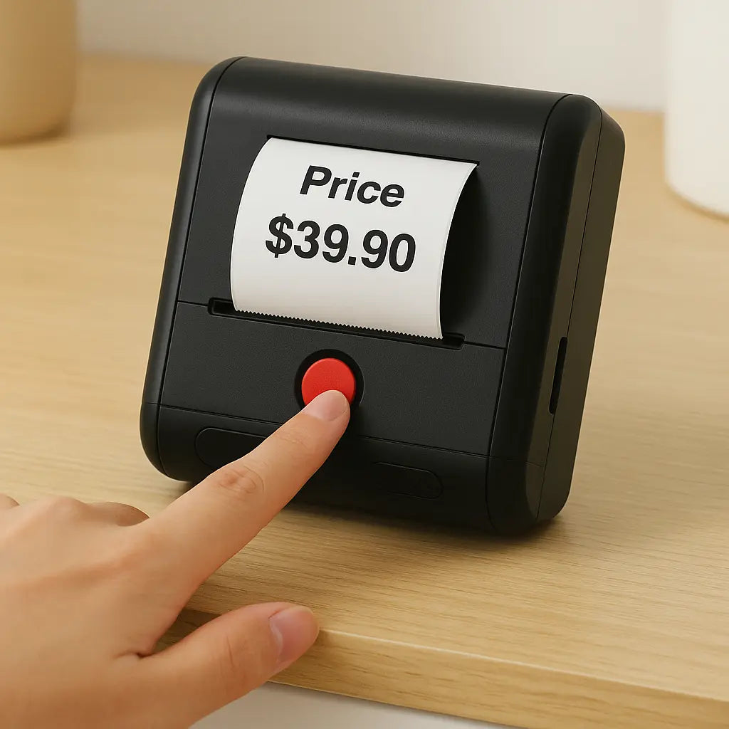 Mini Bluetooth Thermal Barcode Sticker Small Label Printer Household Novara Shop