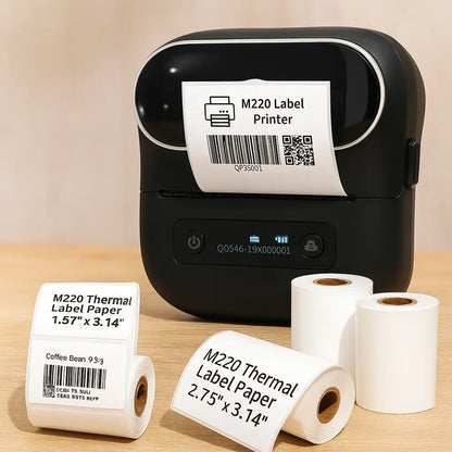 Mini Bluetooth Thermal Barcode Sticker Small Label Printer Household Novara Shop