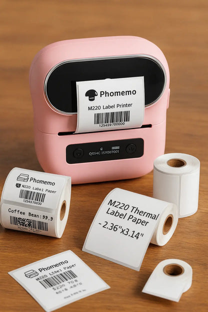 Mini Bluetooth Thermal Barcode Sticker Small Label Printer Household Novara Shop