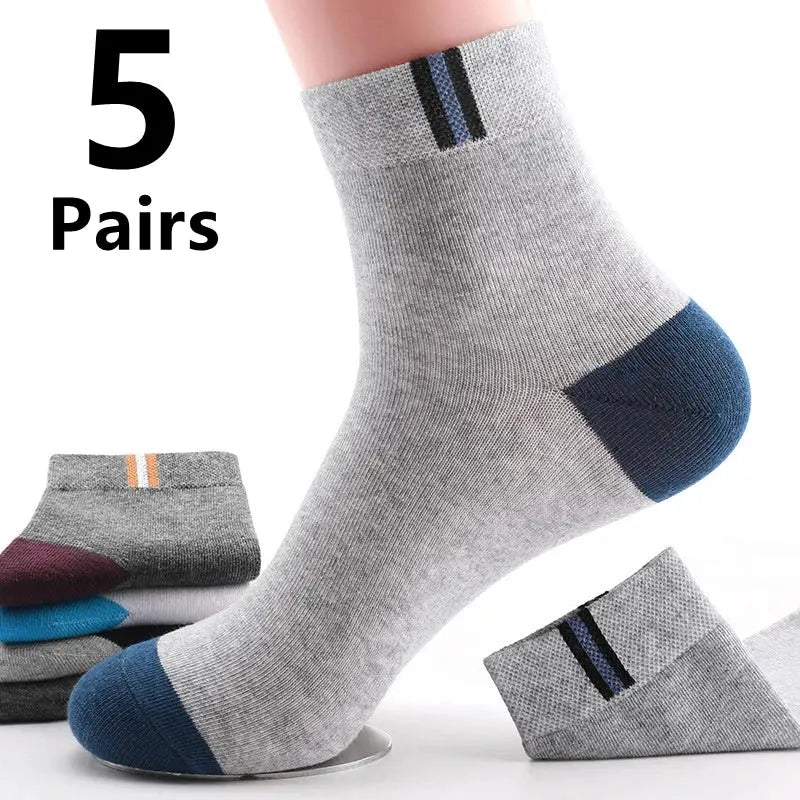 10pairs Breathable Cotton Sports Stockings Men Bamboo Fiber Autumn and Winter Men Socks Sweat Absorption Deodorant Business Sox Novara Shop