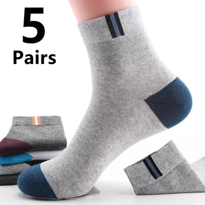 10pairs Breathable Cotton Sports Stockings Men Bamboo Fiber Autumn and Winter Men Socks Sweat Absorption Deodorant Business Sox Novara Shop