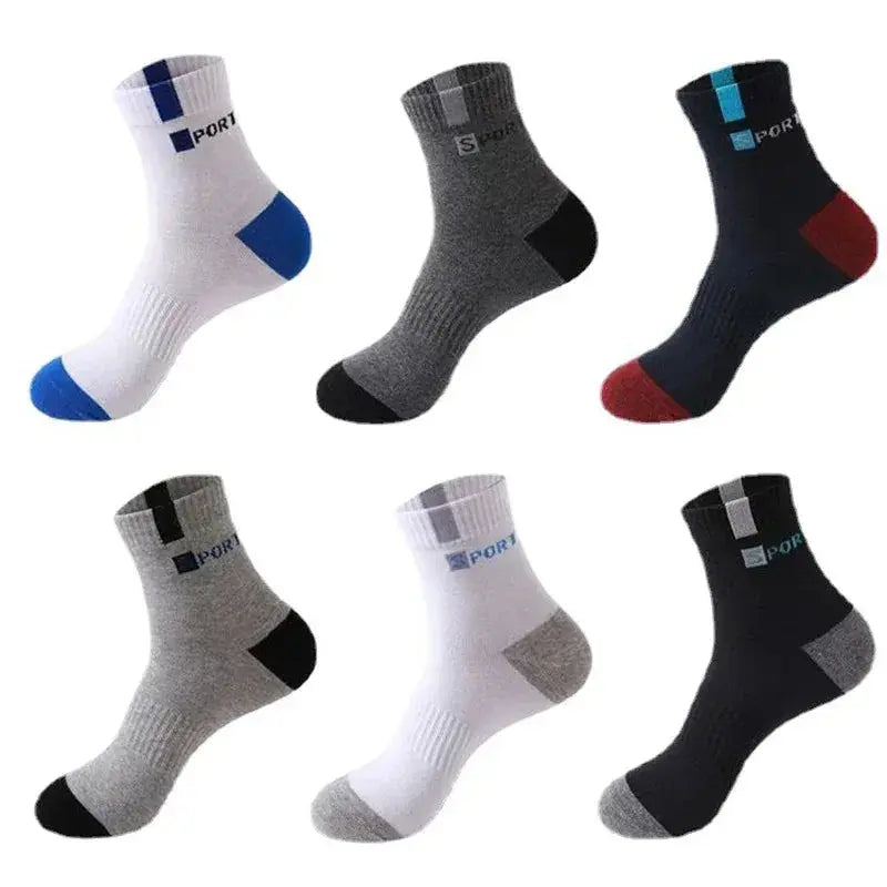 10pairs Breathable Cotton Sports Stockings Men Bamboo Fiber Autumn and Winter Men Socks Sweat Absorption Deodorant Business Sox Novara Shop