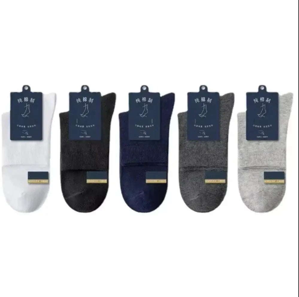 10pairs Breathable Cotton Sports Stockings Men Bamboo Fiber Autumn and Winter Men Socks Sweat Absorption Deodorant Business Sox Novara Shop