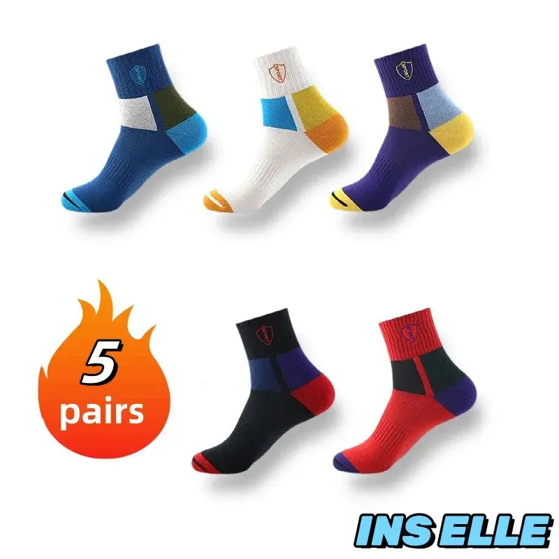 10pairs Breathable Cotton Sports Stockings Men Bamboo Fiber Autumn and Winter Men Socks Sweat Absorption Deodorant Business Sox Novara Shop