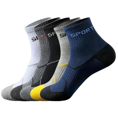 10pairs Breathable Cotton Sports Stockings Men Bamboo Fiber Autumn and Winter Men Socks Sweat Absorption Deodorant Business Sox Novara Shop