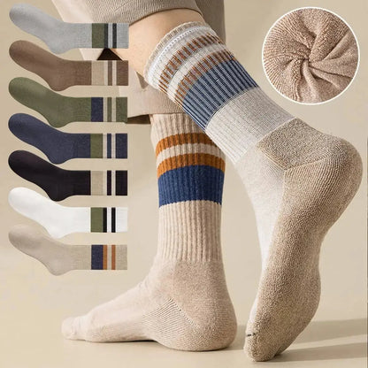 10pairs Breathable Cotton Sports Stockings Men Bamboo Fiber Autumn and Winter Men Socks Sweat Absorption Deodorant Business Sox Novara Shop