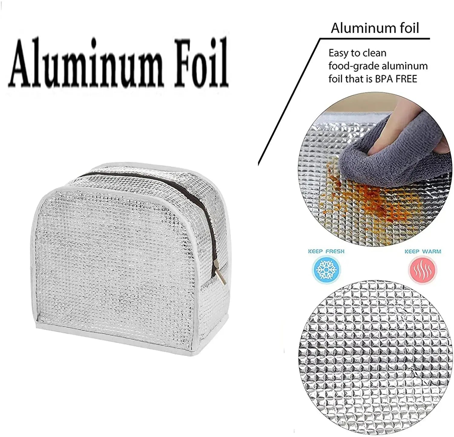 1pc Insulated Lunch Bag Leak Proof Thermal Lunch Box Bag Portable Food Container For Work School Picnic Aluminum Foil Bento Bags Novara Shop