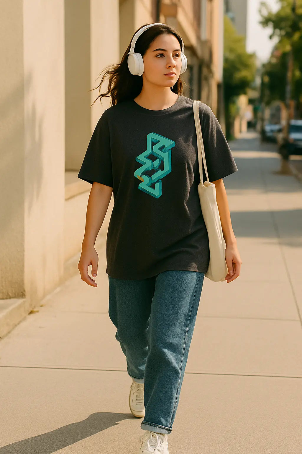 Oversized Cotton Tee | Unisex Cotton Shirt | Novara Shop