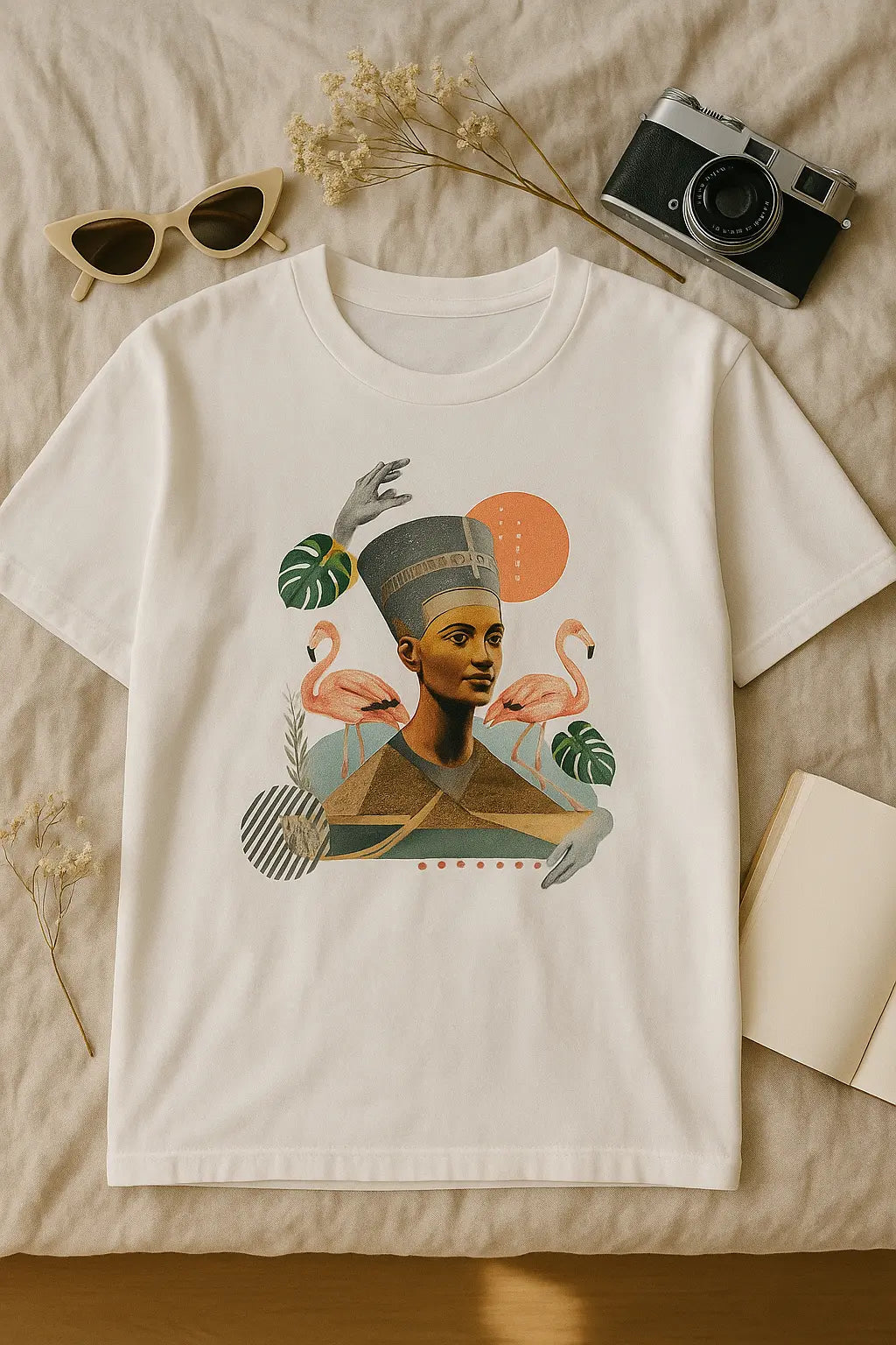 NovaraShop Collection 100% Cotton T-Shirt For Women Design High Quality Novara Shop