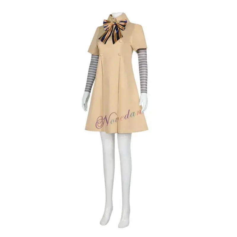 M3gan cosplay costume adult kids Megan AI doll robots dress coat full set outfit Horror Halloween costume wig women girls Novara Shop