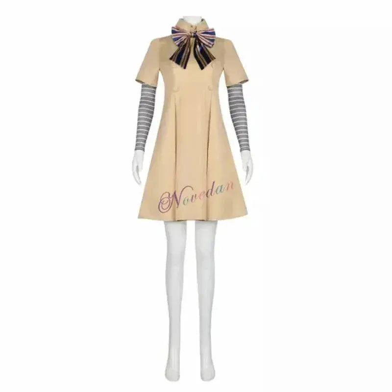M3gan cosplay costume adult kids Megan AI doll robots dress coat full set outfit Horror Halloween costume wig women girls Novara Shop