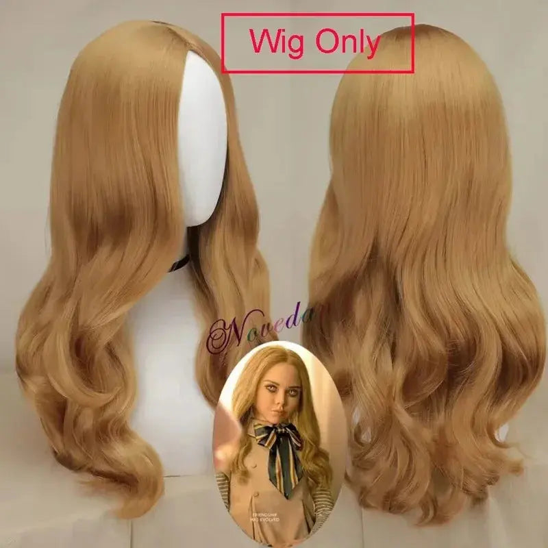 M3gan cosplay costume adult kids Megan AI doll robots dress coat full set outfit Horror Halloween costume wig women girls Novara Shop