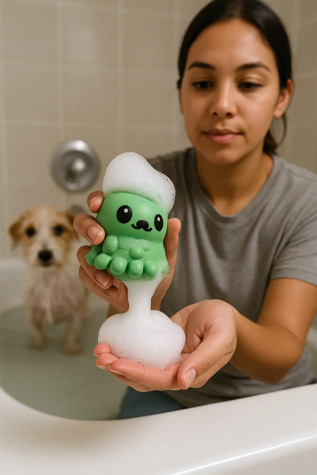 Pet Bath Brush | Silicone Bath Brush | Novara Shop