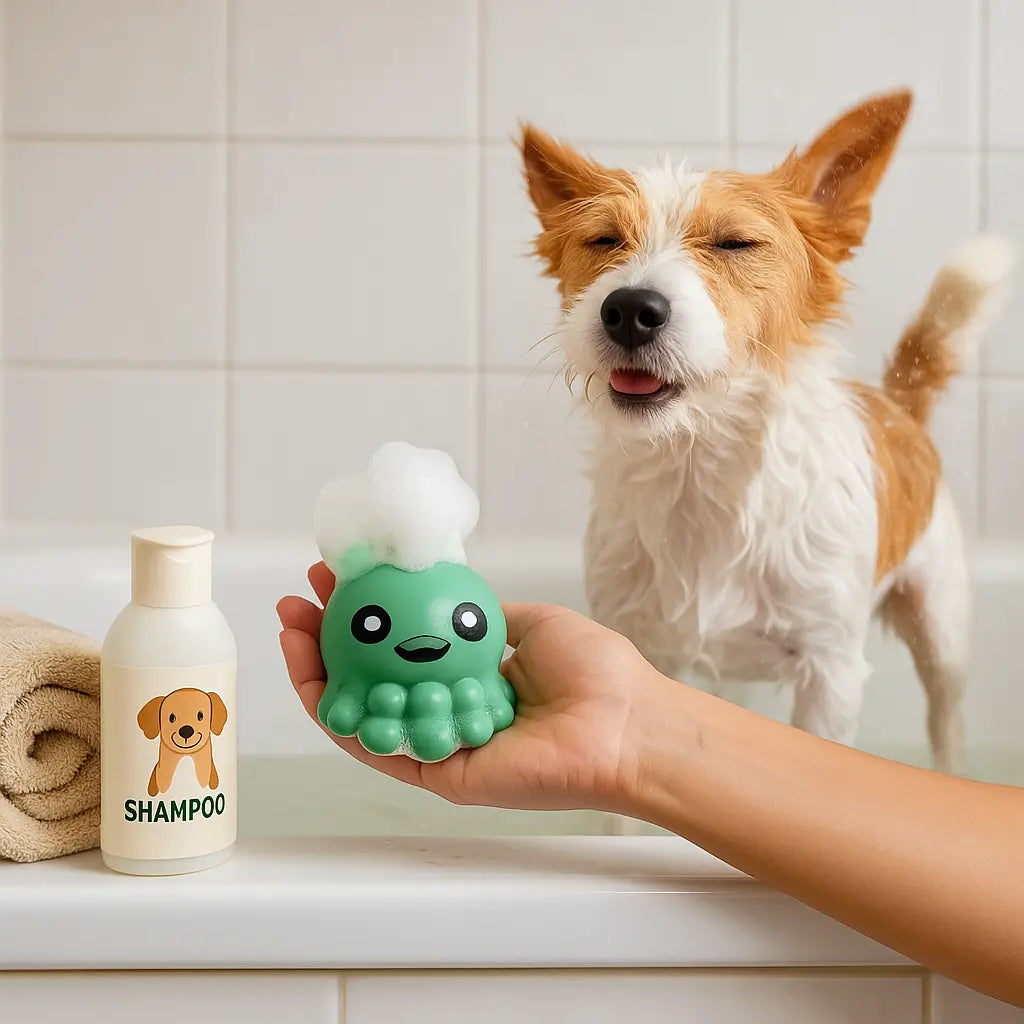 Pet Bath Brush | Silicone Bath Brush | Novara Shop