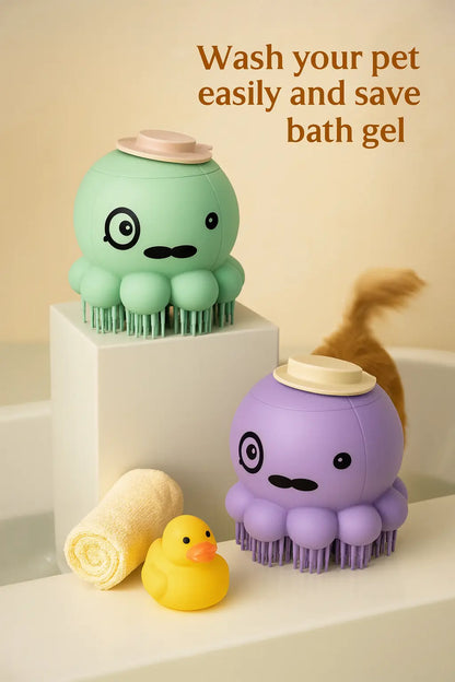 Pet Bath Brush | Silicone Bath Brush | Novara Shop
