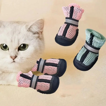 Pet Supplies Soft Dog Mesh Shoes Comfortable Breathable Dog N