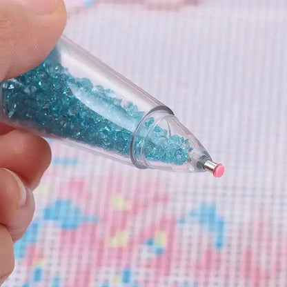 Diamond Painting Pen Tool Diamond Art Pen Flower Pot Shaped Point Drill Pen Nail Point Diamond Dotting for Nail Art Craft Making Novara Shop