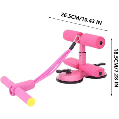 Sit Up Assist Fitness Equipment, Multifunctional Abdominal Fitness Device, Sit Ups Foot Holder with Elastic Suction Cups and Pul Novara Shop