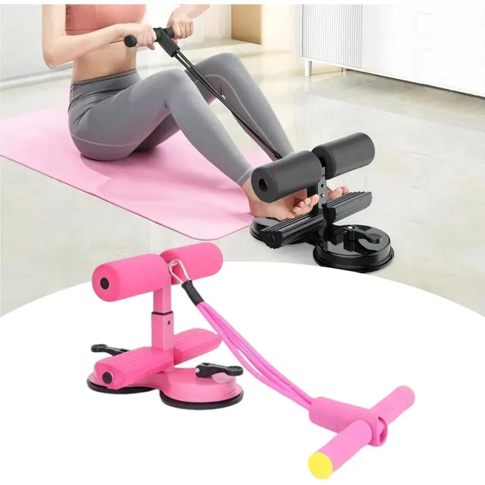 Sit Up Assist Fitness Equipment, Multifunctional Abdominal Fitness Device, Sit Ups Foot Holder with Elastic Suction Cups and Pul Novara Shop
