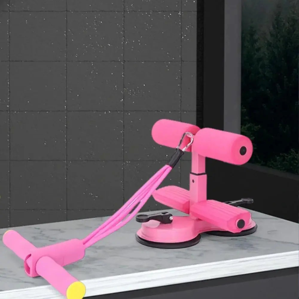 Sit Up Assist Fitness Equipment, Multifunctional Abdominal Fitness Device, Sit Ups Foot Holder with Elastic Suction Cups and Pul Novara Shop