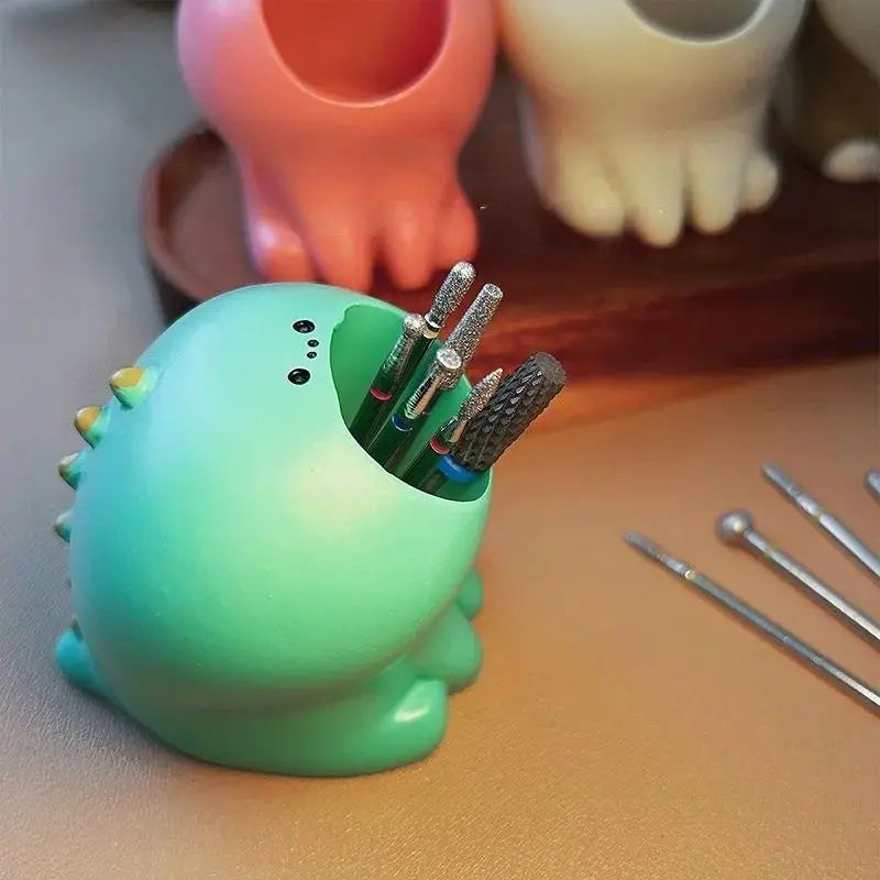 Nail Drill Bits Holder Container Display Rack Nail Art Grinding Head Bit Holder Desktop Decorations Storage Tools for Nail Brush Novara Shop