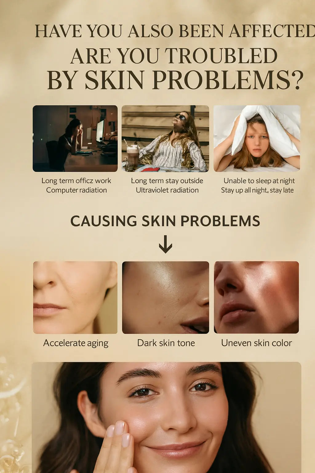 Sanlivna Korean Skincare Snail 96% + VC 23% Duo - Brightening Serum &amp; Essence for Dull Skin Novara Shop