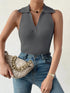 V-Neck Crop Top | Women&