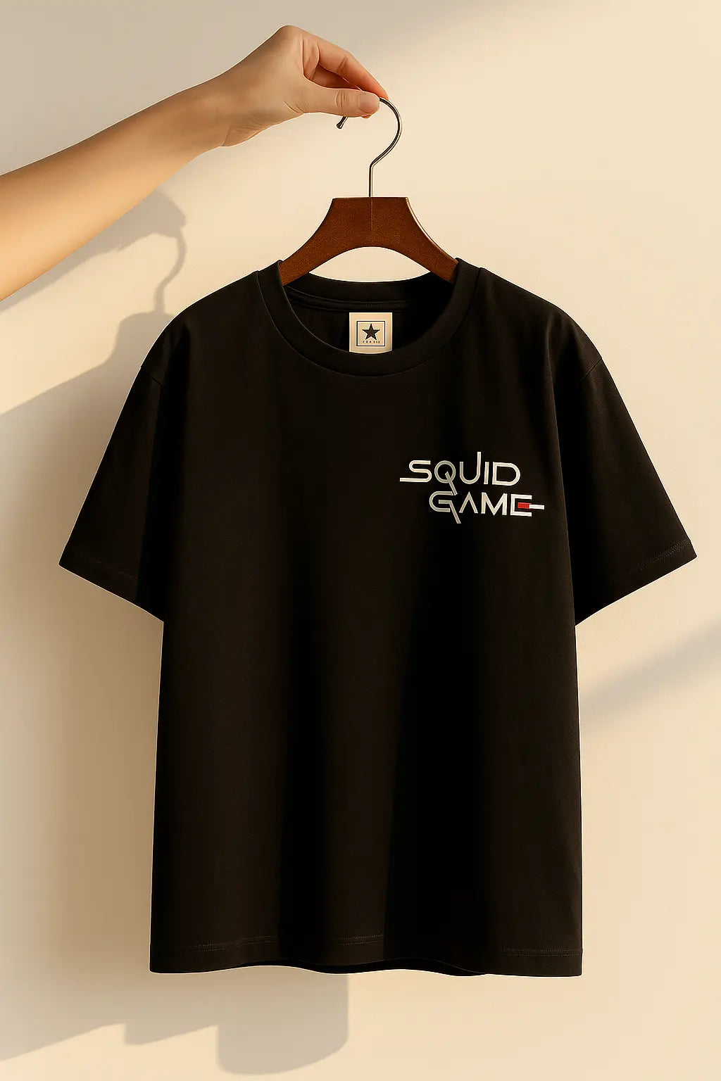 Squid Game Logo 100% Cotton Custom T Shirt For Men&