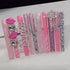 10PCS Handmade 10CM Long Square Press On Nails Bling Rhinestones Acrylic False Nail Stickers Fake Nail With Glue Nail Supplies Novara Shop