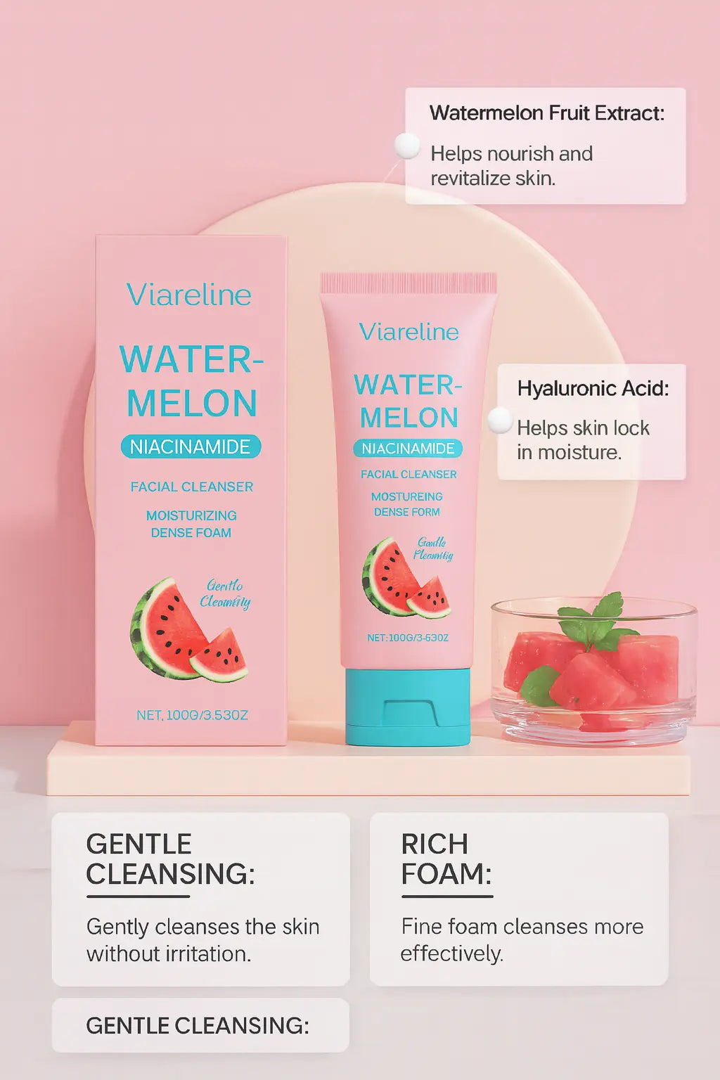 Foaming Facial Cleanser | Gentle Cleanser for Face | Novara Shop