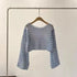 Long Sleeve Crochet Top | Knit Cover up | Novara Shop