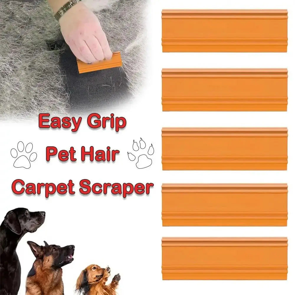 1pc Multifunctional Portable Pet Hair Carpet Scraper Mini Ea