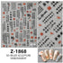 Chinese Style Nail Stickers Fashionable Nail Art Decorations Easy to Apply Home Beauty Salon Supplies Novara Shop