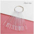 Nail Display Sticks Nail Swatch False Nail Tips Nail Gel Polish Practice Clear Natural Colors Display Board for Nail Art Tools