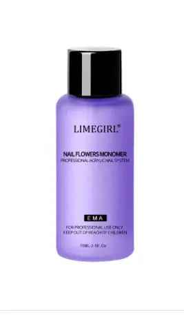 Limegirl Acrylic Liquid Monomer - Large Capacity 40ml/70ml/120ml/240ml for Nail Art DIY Acrylic Powder Liquid Manicure